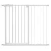 Baby Gate 26-40 Inches Adjustable Width 36 Inches High Dog Gate White
