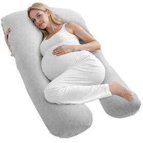 Pregnancy Pillow, U-Shaped Full Body Maternity Pillow for Pregnant Women, Soft and Breathable Pregnant Support Pillows with Removable & Washable