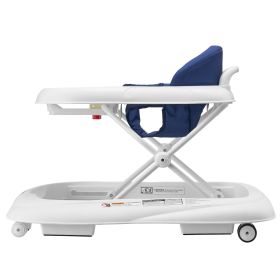 VEVOR Baby Walker, Foldable Baby Walkers with 3-Level Adjustable Height, Rolling Toddler Walker and Activity Center with Wheels & Feeding Tray