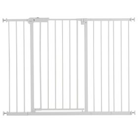 Baby Gate 26-48 Inches Adjustable Width 36 Inches High Dog Gate White