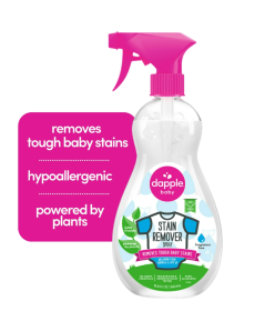 Dapple Baby Stain Remover Spray, Fragrance-Free, 16.9 fl oz Bottle