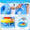 Baby Pool Float with Canopy, Inflatable Baby Swim Float with UPF50+ Sun Protection