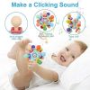 Baby Montessori Sensory Toys for 0-6 6-12 Months, Baby Teether Teething Toys for Babies