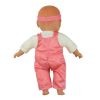 12-Inch Soft Baby Doll in Pink Outfit â€“ Removable Clothes, Cuddly Plush Body, Toy for Kids Ages 2+