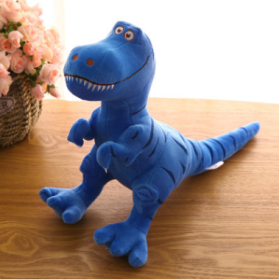New Dinosaur Plush Toys Cartoon Tyrannosaurus Cute Stuffed Toy Dolls For Kids Children Birthday Gift (Option: Blue-50cm)