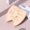 Wooden Baby Kids Tooth Storage Box, Tooth Wooden Box Organizer