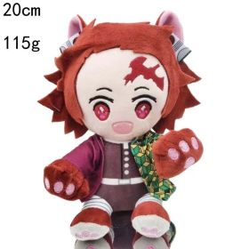 20 Cm Demon Slayer's Blade Plush Toy Kimetsu No Yaiba Kamado Tanjirou Tomioka Giyuu Agatsuma Zenitsu Douma Sabito Plush Doll (Height: 20CM, Color: 20cm5)
