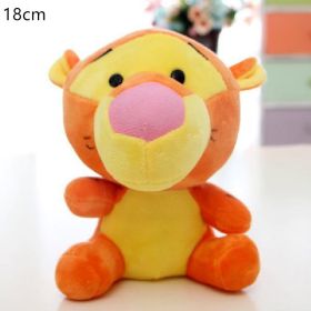 20cm Disney Doll Cute Pooh Bear Mickey Minnie Tigger Doll Little Donkey Pooh Pig Plush Toy Children's Birthday Christmas Gift (Height: 20CM, Color: Tigger)