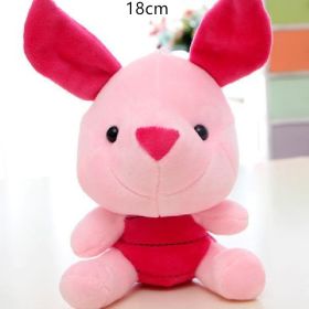20cm Disney Doll Cute Pooh Bear Mickey Minnie Tigger Doll Little Donkey Pooh Pig Plush Toy Children's Birthday Christmas Gift (Height: 20CM, Color: pig)
