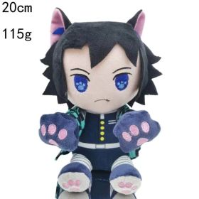 20CM Ghost Slayer's Blade Plush Doll Kawaii Ni Douzi Tanji Lang Xing Shou Lang My Wife Zenyi Plush Toy Children's Birthday Gift (Height: 20CM, Color: 20cm11)