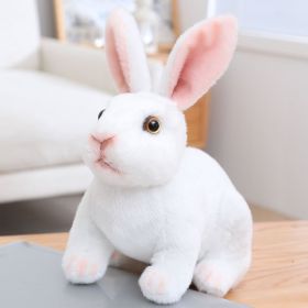 Simulation Rabbit Doll Plush Toy Children's Gift Easter Bunny 7.87inch (Items: White Rabbit, style: 20 Cm)