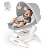 3-in-1 Baby Swing with Motion Detection, Hands-Free Electric Infant Swing for Soothing Sleep, 3 Modes, 5 Speeds, Bluetooth & Lullabies