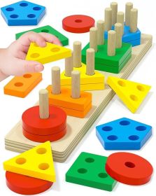 Toys for 1 2 3 Year Old Boy Girl, Toys for Ages 2-4 Toddlers Kids Baby, 1 2 Year Old Birthday Gifts (Color: MULTY)