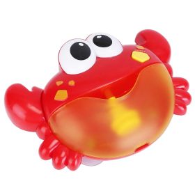 Frog Musical Bubble Bath Maker Baby Bath Toys for Bathtubs Toddler Bubble Machine for Bath Fun (Color: Red, size: One size)